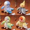 Plush Parrot Hand Puppet Toy Soft Fabric Doll For Ventriloquism Fun Activities