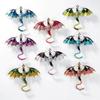 1PC Jewelry Gorgeous Brooch Gift Dragon Design Shining Pin Luxury Rhinestones Fashion Clothing Accessories Cool Multicolor