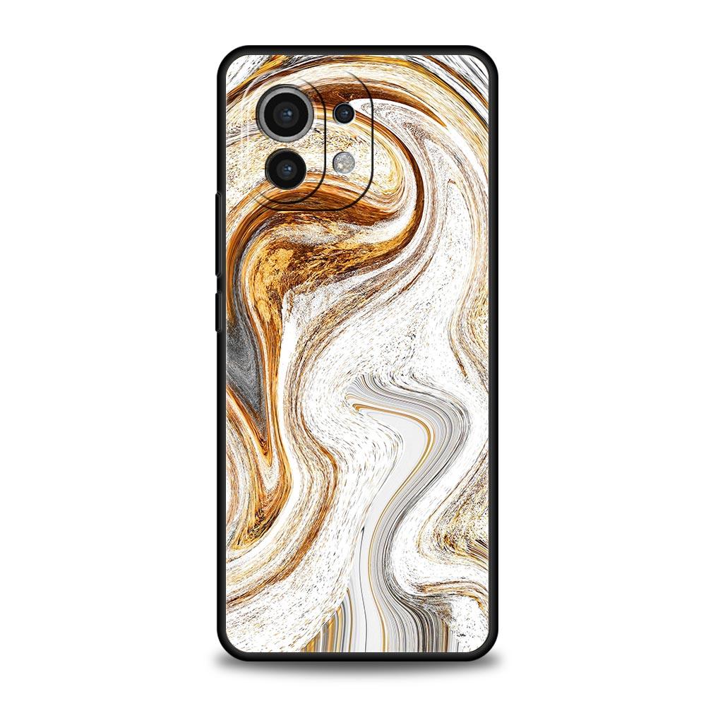 Vintage Marble Phone Case Cover for Xiaomi Mi 17 15 14 13 12 11 Ultra 15T 14T 13T 12T 11T Pro Lite 5G Soft TPU Shell Fundas Bags