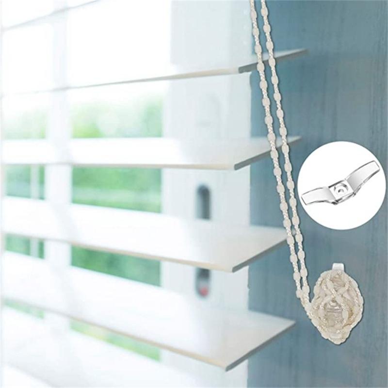 Blinds Cord Cleats Safety Rope Cleats,Small Rope Cleats Holders Blind Hook Winders with Screws for Roman Shade Curtains
