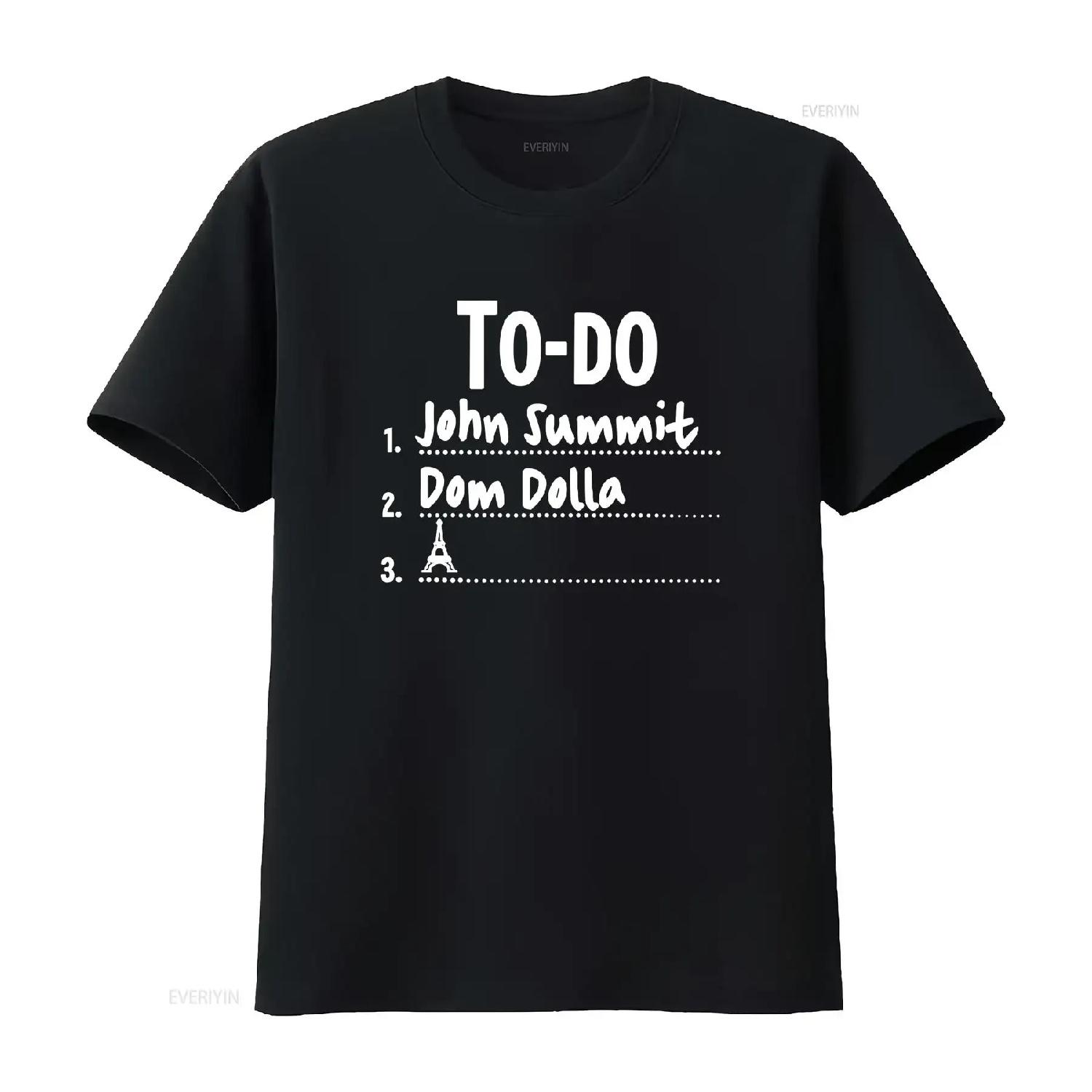 John Summit Dom Dolla Eiffel Tower Festival T Shirt House Music vintage Washed streetwear graphic Casual Soft Unisex Slightly S