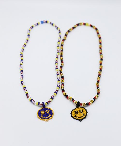 Bonbeau Smile Beads Necklace Smile Pendant Fashion Bead Necklace
