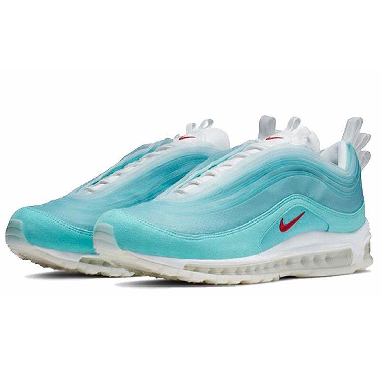 Nike Air Max 97 On Air: Shanghai Kaleidoscope Unisexové Tenisky Modrá Ledově modrá Červená-Bílá CI1508-400