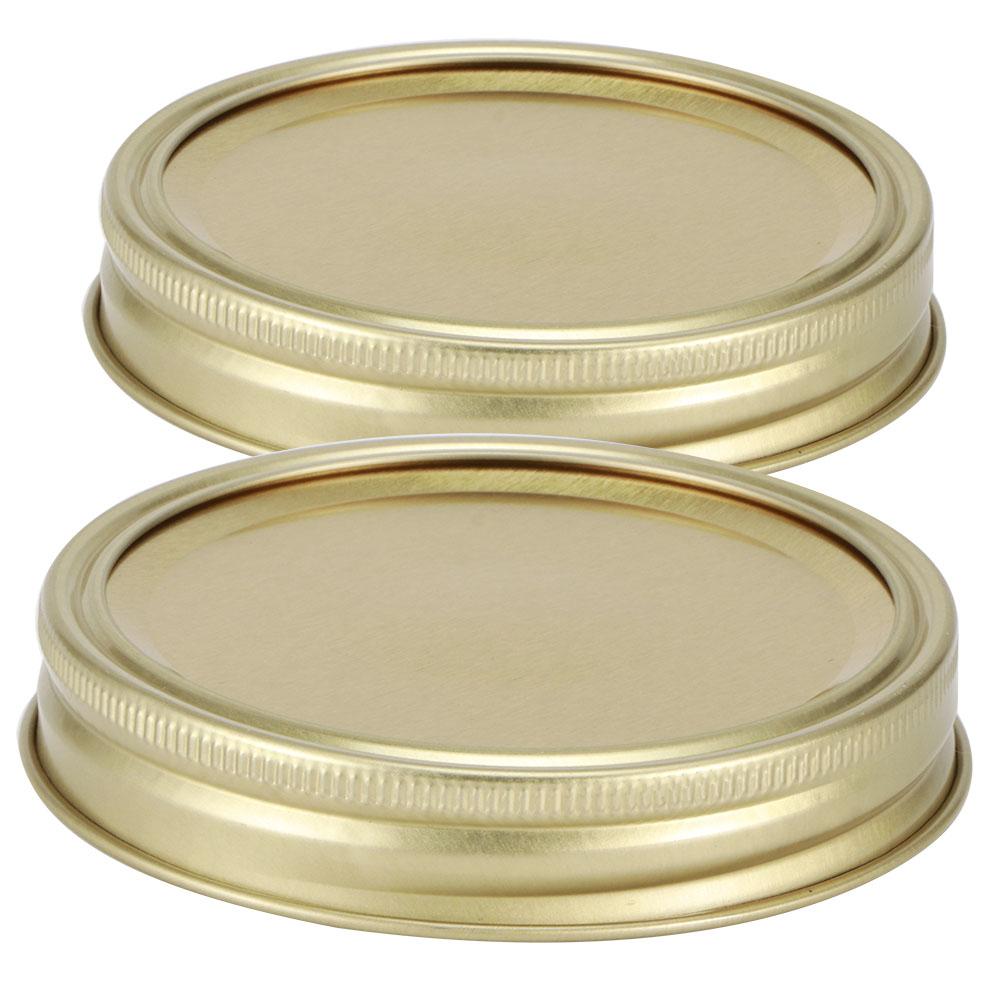 Split‑Type Glass Jar Canning Lids Round Food Container Sealing Cover Kitchen Accessory(10Pcs