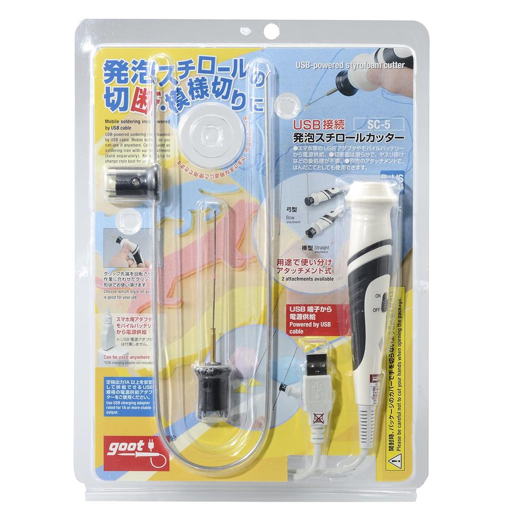 Taiyo Electric Industry (goot) Řezačka polystyrenu, USB připojení, Vyměnitelné nástavce, Teplotní rozsah přibližně 200°C (SC-5)