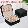 Fashion Mini Jewelry Box With Upgraded Pu Leather For Earrings And Necklace Storage