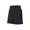 Li Ning Fitness Series Solid Color Loose Comfortable Breathable Quick-Dry Sports Shorts Women Shorts Black AKYT580-2