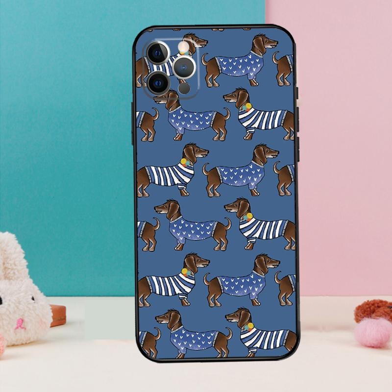 

Чехол для телефона с таксой Dachshund Teckel Dackel для iPhone 17 Air 16 14 13 12 11 15 Pro Max 12 13 mini 15 16 Plus 16e Cover Coque iPhone 17 Air