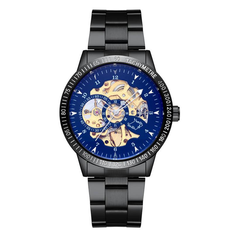 

Мужские водонепроницаемые автоматические механические часы - Светящиеся, полый дизайн, модный тренд