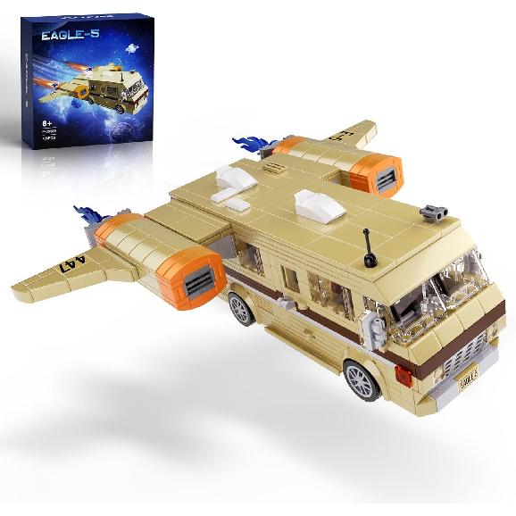 Space Car Building Set, Space Wars Car Toy Model with Wings, Creative Collection Building Blocks, Compatible with Lego, Suitable for Boys Girls