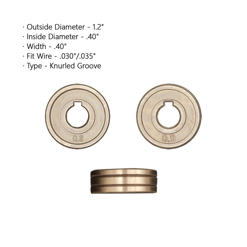 For MIG Welder 2 Shield Welding Press Roller Groove Wire Feeder