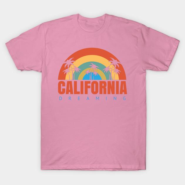 

Женская футболка California Dreaming с принтом Харадзюку, кавайная футболка, летняя футболка с коротким рукавом, женская футболка, топ 2XL розовый