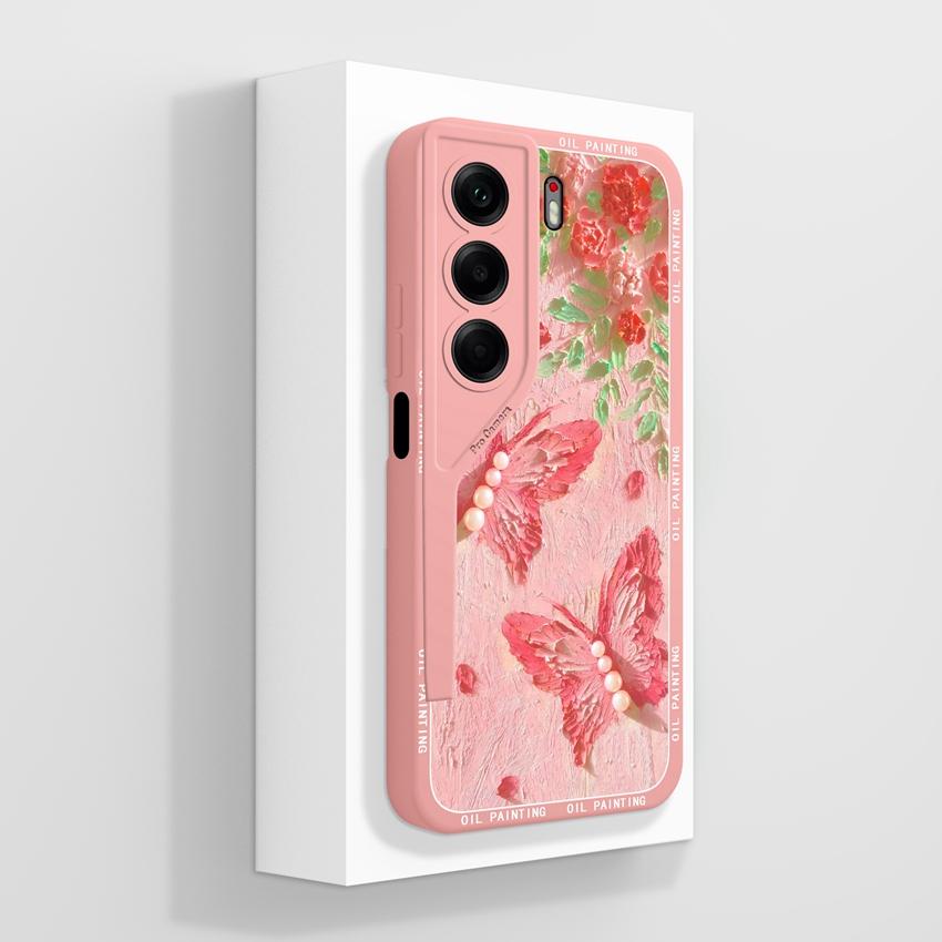 For Tecno Camon 40 30 20 Pro Premier Phone Case Beautiful Planet Pattern Soft Liquid Silicone High Quality Anti Slip Protective Shell For Tecno Casing