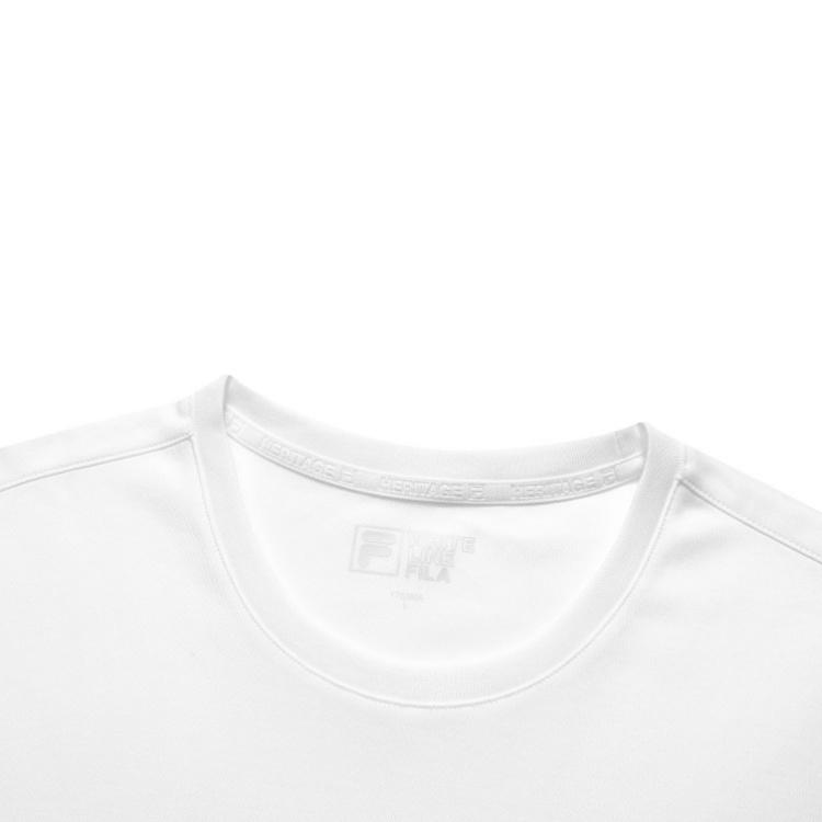 Fila Logo Printed Sports Casual Long Sleeve T-Shirt Men Tops White F11M038218GWT