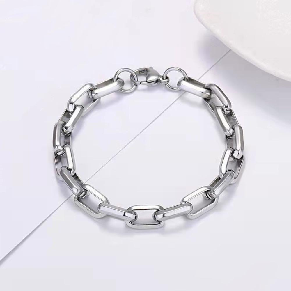 Punk Stainless Steel Biker Rock Chain Bracelet for Men Personality  Party Jewelry Gift