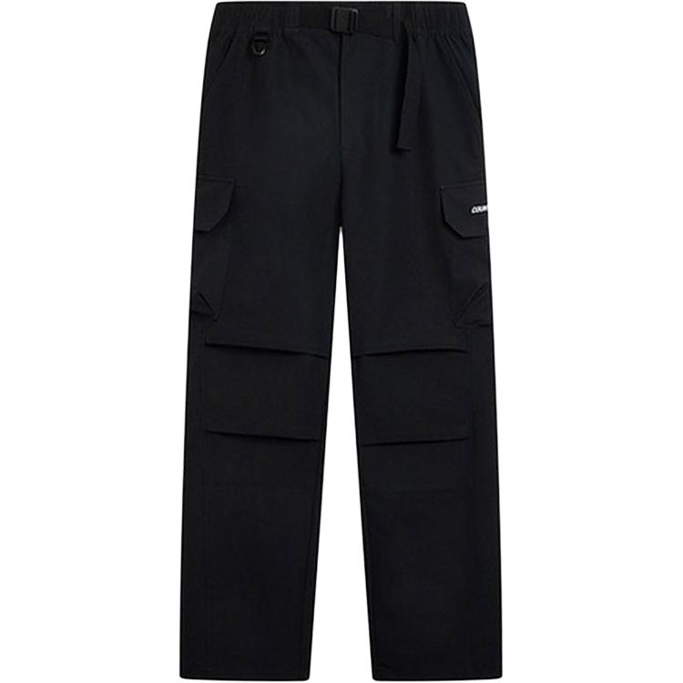 

Li-Ning Свободный крой, однотонные спортивные простые удобные универсальные брюки прямого кроя, мужские брюки AYKV583-1 XL