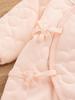 Baby Girl's Autumn/Winter Padded Jumpsuit - Newborn to 3 Months, 100 Days Cotton Romper, Horse New Year Outfit