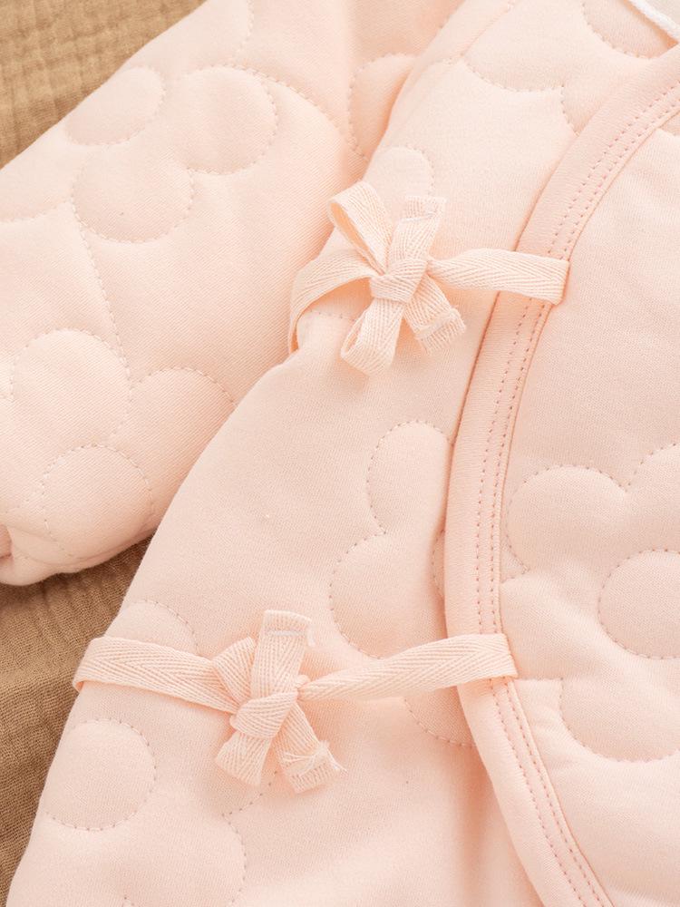 Baby Girl's Autumn/Winter Padded Jumpsuit - Newborn to 3 Months, 100 Days Cotton Romper, Horse New Year Outfit
