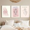 Valentine's Day Queue Gallery Printable Poster Vintage Romantic Wall Art Cute Pink Heart Canvas Painting Home Bedroom Decoration