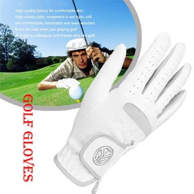 White Ultra-fiber Cloth Golfing Glove Breathable Golf Gloves Men's Sports Golf Glove  Golfer
