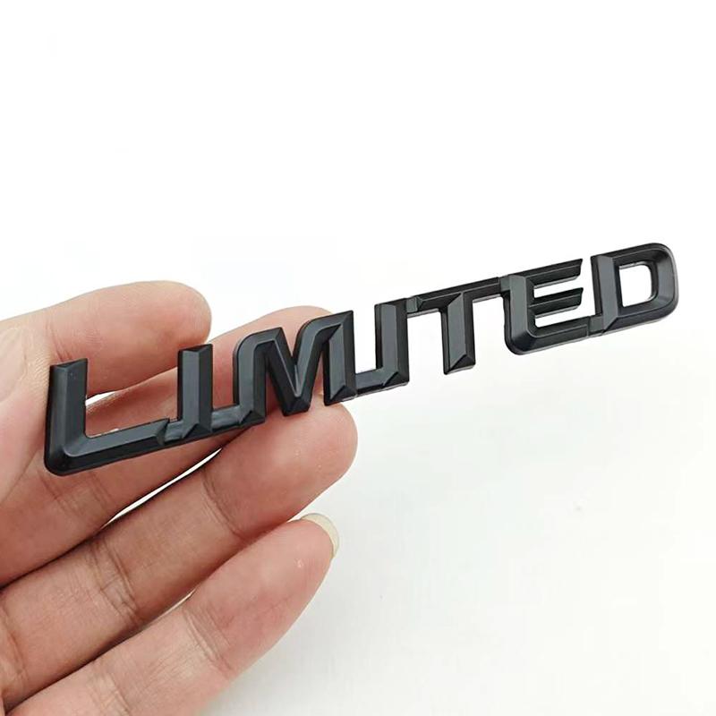New 3D Metal Chrome Car Styling Logo LIMITED Emblem Badge Limited Edition trunk Body Sticker Decal Fender Emblem Auto Accessory