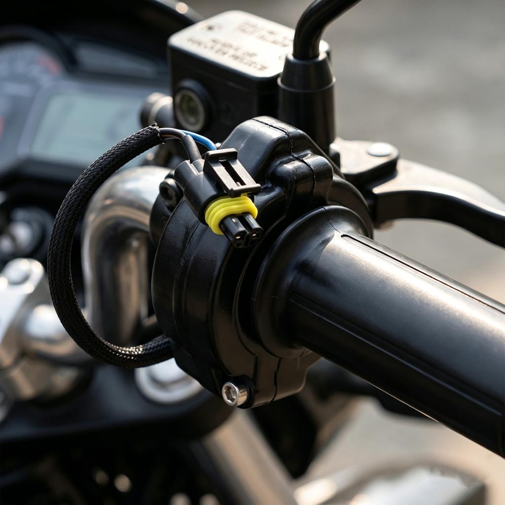 Electric Throttle Grip Hall Sensor Twist Accelerator Handle Compatible with Sur Ron Surron Light Bee Electric Off Road Motorcycle
