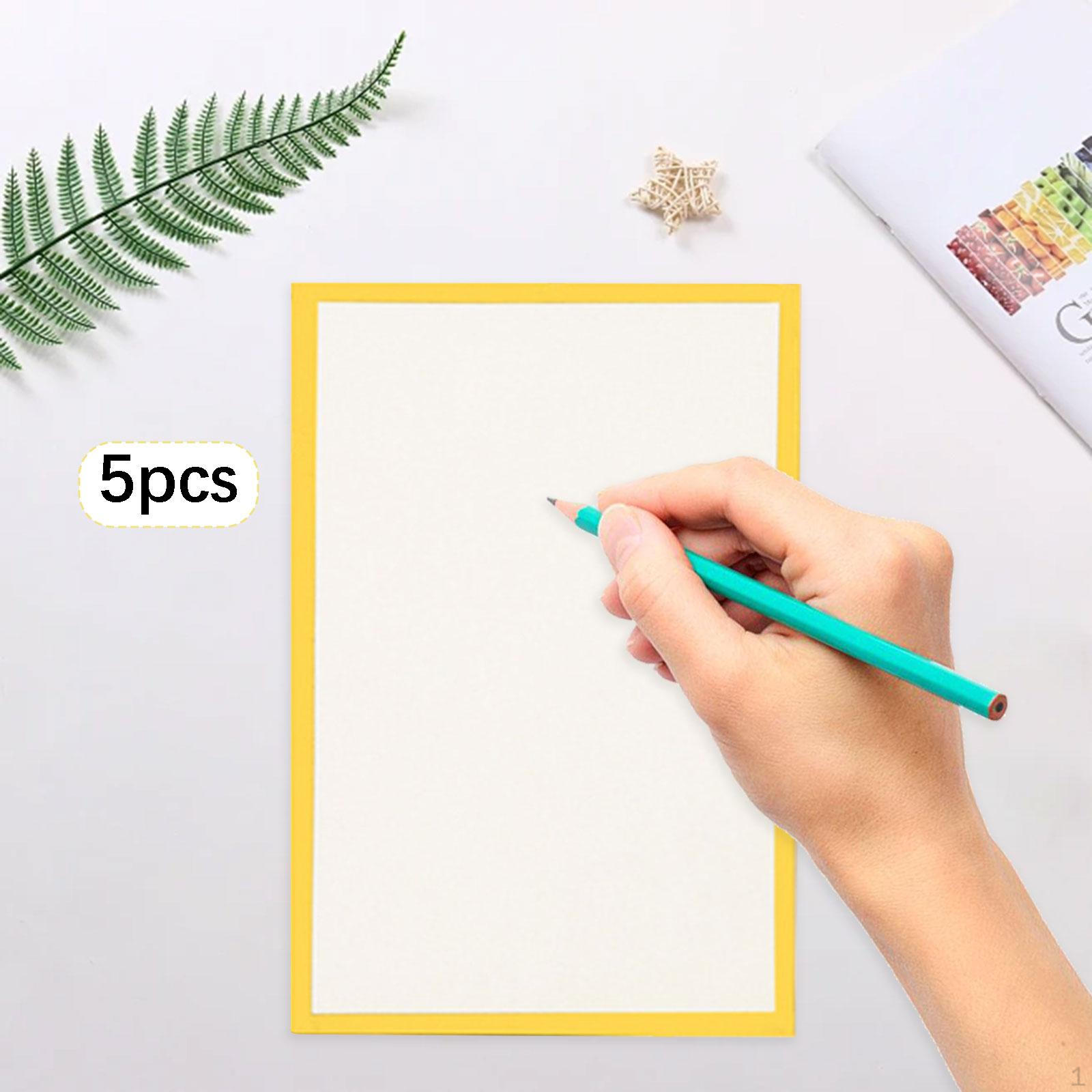 

5 Pieces Japanese Shikishi White Boards Arts and Crafts Supplies Art Cards for Convention Events 10x15cm