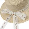 Embroidered Lace Straw Hat Women'S Summer Straw Woven Large Edge Sun Protection Hat Outdoor Travel Visor Seaside Beach Hat
