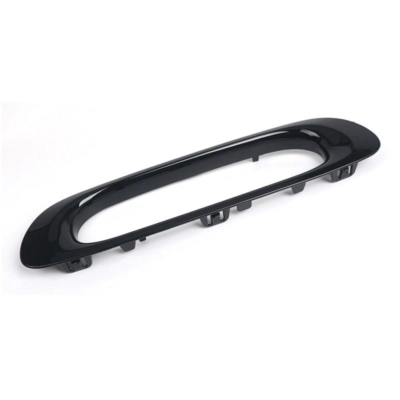 Για Mini F55 F56 F57 2013-2016 Κάλυμμα Φώτων Ομίχλης Πίσω Δακτύλιος Διακόσμησης 51127365737 ABS Επιμεταλλωμένο Φωτεινό Μαύρο