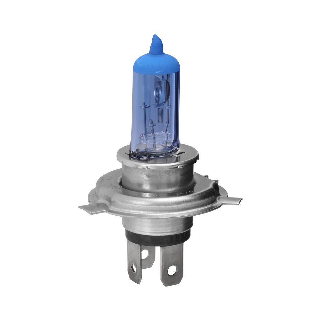 PIAA Motorcycle Headlight Bulb, Halogen, 4100K, 135/125W Brightness, H4, High Earthquake Resistance, 20G, 1 Bulb, MB111