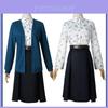Spy×family Yor Forger Conjunto de Cosplay Feminino Vestido Atraente de Poliéster Para Festa de Natal