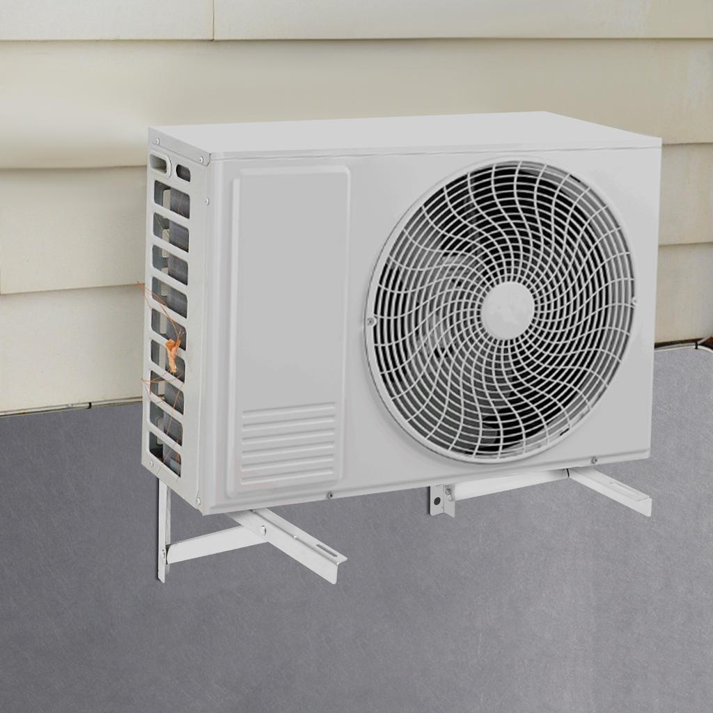 2 ST Kraftig 1.5P Väggluftkonditioneringsfäste Hållbart Förtjockat AC-ställ Utomhusfäste Delad Hängställ Högkvalitativt