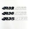 1Pc 3D Metal R32 R35 R36 Rear Trunk Boot Emblem Badge Sticker For SR32 SR35 SR36 Golf MK4 Passat Tiguan