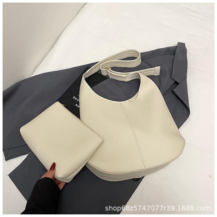 Popular child and mother bag women's 2025 new fashion lazy wind large-capacity tote bag high-end shoulder bag tide