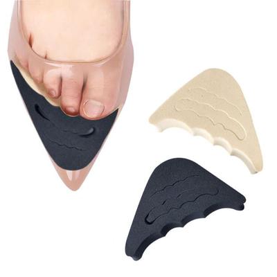 1 Paar Vorfuß-Einsatzpolster für Damen High Heels Zehenstopfen Halbschwamm Schuhe Kissen Füße Füllstoff Einlegesohlen Anti-Schmerz-Pads