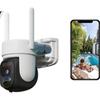 O-KAM 2K Solar-Powered Outdoor Camera: Waterproof, WiFi/4G, Night Vision, Full Color, 360° Rotation.