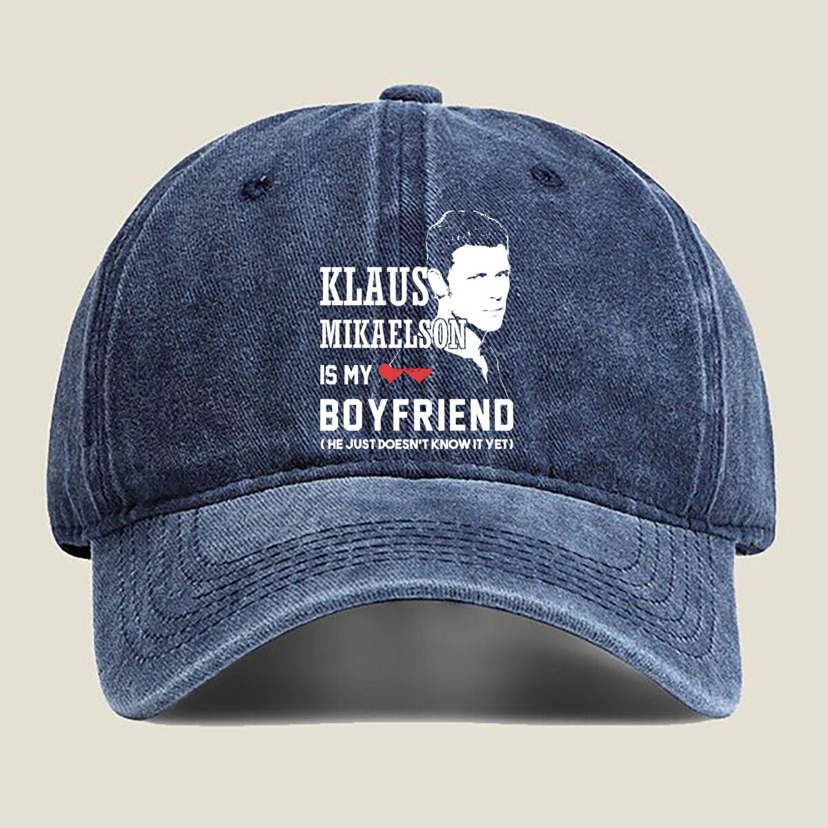 

Klaus Mikaelson Boyfriend Washed Baseball Cap One Size темно-синього кольору