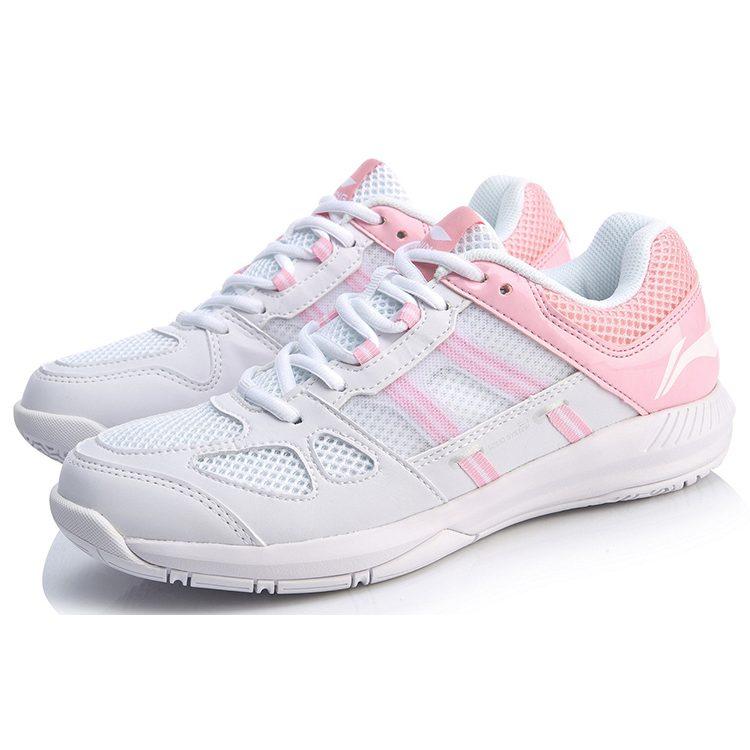 Li Ning Protector Badminton Shoes Women's Low Top Light Pink AYTN054-6