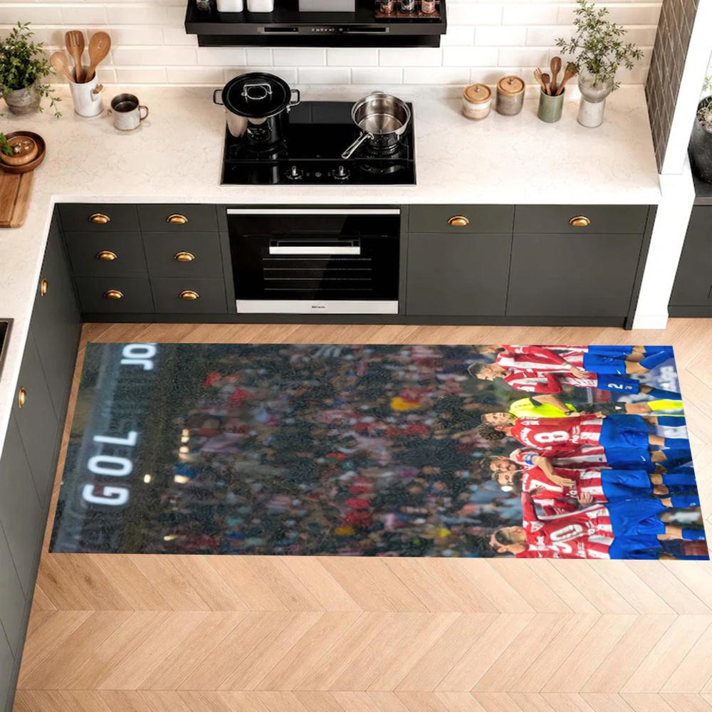 Atletico Madrid Nonslip Kitchen Mat Floor Carpet Rug For Indoors Outdoors Home Decor Room Supplies Spring Decor