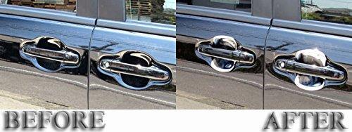BRIGHTZ Plated Door Handle Covers for Esquire 80 (DHC-SARA-059) ZWR80G, ZWR R80, and Esquire Hybrid (Part Number: 15462)