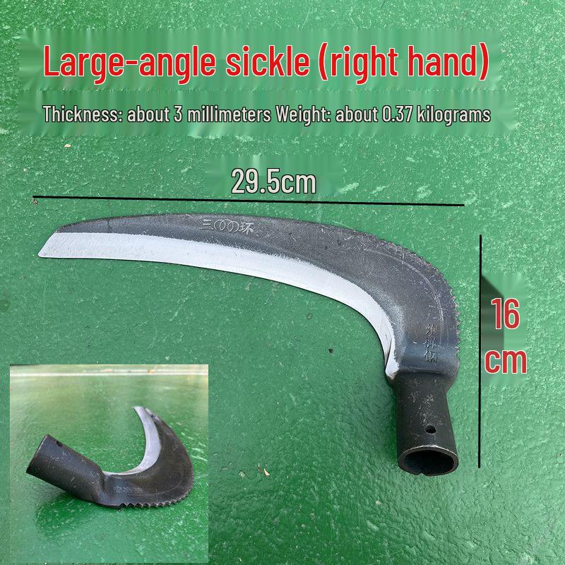 Manganese Steel Forged Large Scythe with Long Handle for Grass and Reed Cutting