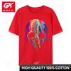 Colorful Melting Skull Art Halloween Funny Unisex Tshirt Faddish Party Cotton Unisexs Tops Tees Casual Tee Shirt Fall Wholesale