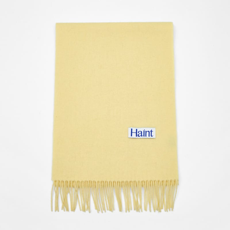 HAINT WINTER PREMIUM WOOL MUFFLER_10colors_YELLOW