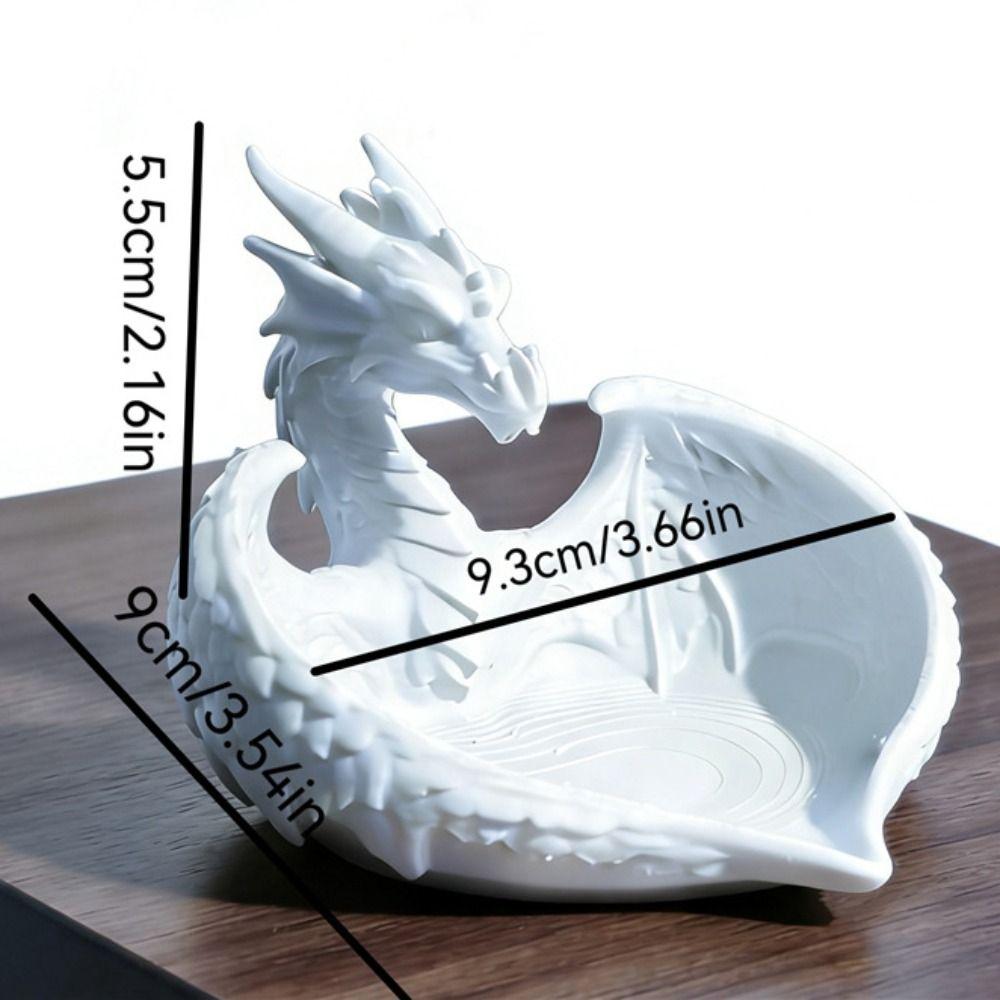 Creative Jewelry Storage Tray Dragon Shape Bracelets Organizer Desktop Ornaments