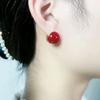 The "Sincere Bean" Earrings Can Be Worn On Both Sides. They Are High-end and Luxurious Stud Earrings with A Stylish Design.