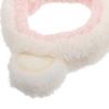 Skincare Kopfband Armband Set Plüsch Beige