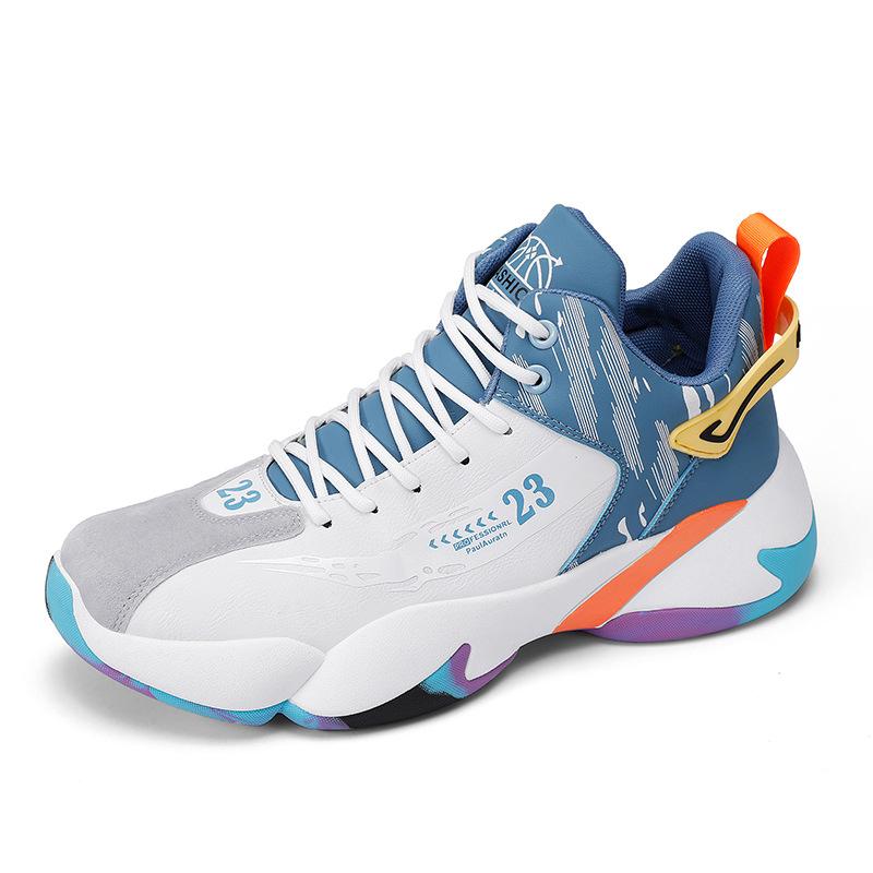 

Men s sports shoes spring and autumn new camouflage basketball shoes Korean version high-top fashion trend student running shoes 2025 39