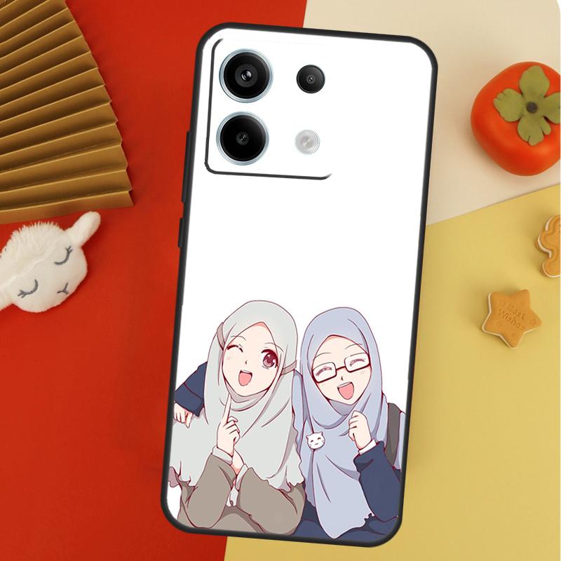 Muslim Women Islamic Girl Case For Xiaomi Redmi 14C 13C 10C 12C Redmi Note 9S 10S 11S 12S 9 10 11 12 13 14 Pro Cover