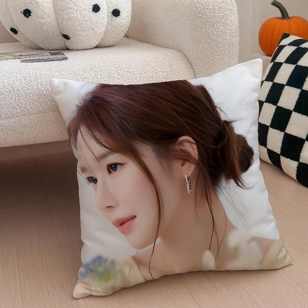 

actor sweet YYoo Inna Cushion Cover Throw Pillow Cover Hidden Button Durable Polyester Chair Cushion 30X30cm