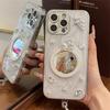 Dla IPhone 17 Promax Lustrzane Spadające Żelowe Etui na Telefon dla Apple 16 Woda Diament Łuk 15 Gwiazda Pokrowiec Ochronny